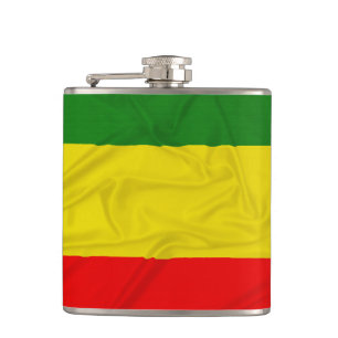 Cantil Bandeira enrugada de Rastafarian
