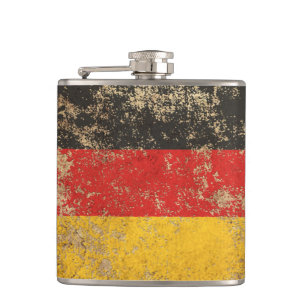 Cantil Bandeira envelhecida áspera do alemão do vintage