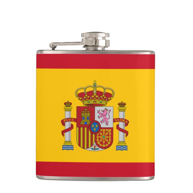 Cantil Bandeira espanhola com coração vermelho - España/t (Frente)