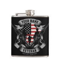 Bandeira EUA Veterano Americano Personalizada