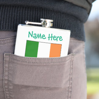 Cantil Bandeira Personalizada da Irlanda em Vinil Heritag