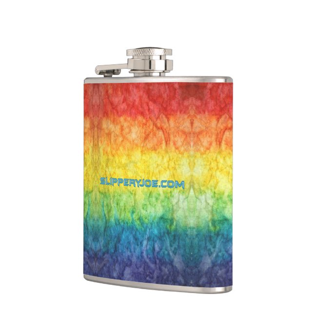 Cantil Bandeira tie-dye da SlipperyJoe's arco-íris pressi (Esquerda)