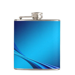 Cantil Banner de fundo azul abstrato