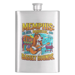 Cantil Barbecue e Basset Hounds do Blues de Memphis