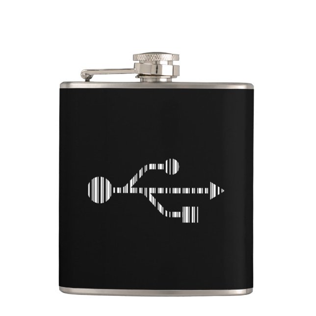 Cantil BARRA DE LOGO USB CÓDIGO DE BARRAS Padrão de códig (Frente)