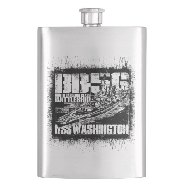 Cantil Batalhão Washington Hip Flask (Frente)