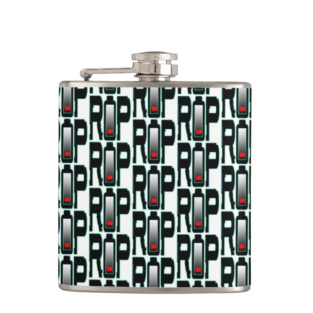 Cantil Bateria RIP - Frasco com vinil (Frente)