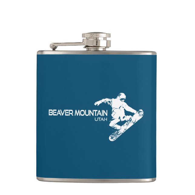 Cantil Beaver Mountain Resort Utah Snowboarder (Frente)