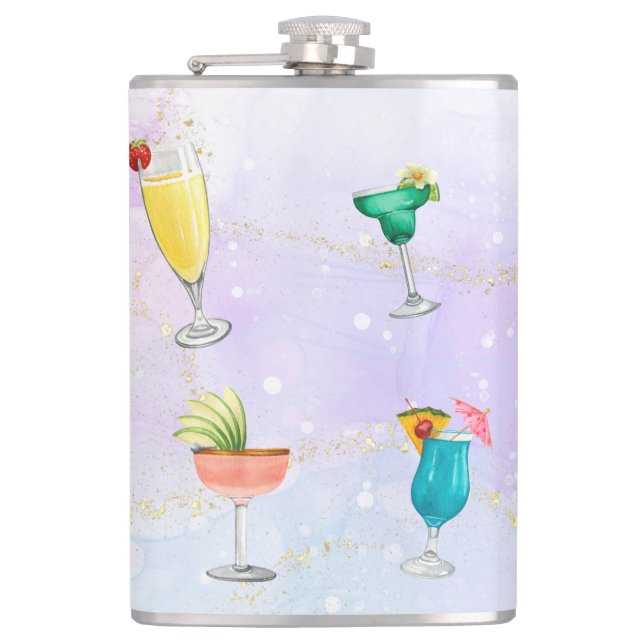 Cantil Bebidas divertidas do coquetel arco-íris (Frente)