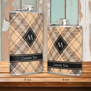 Cantil Beige e Brown Tartan