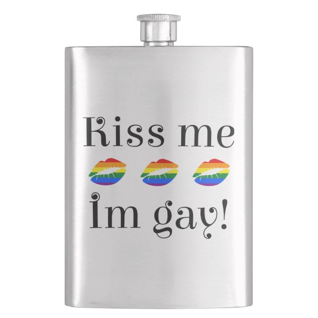 Cantil Beije-me Sou Gay (letras negras) (Frente)