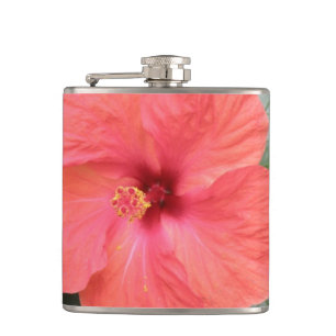 Cantil Belo Frasco de Flores Laranja Hibiscus