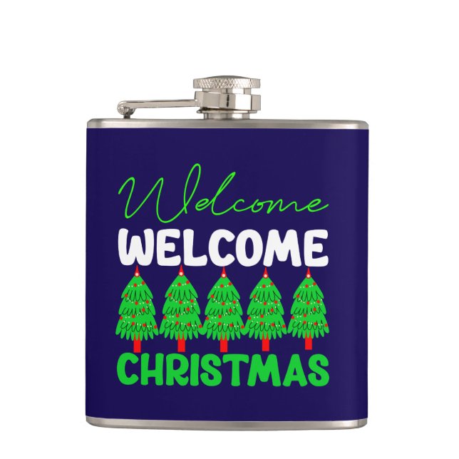 Cantil Bem-vinda Árvore de Natal Design de Feriado-85600 (Frente)