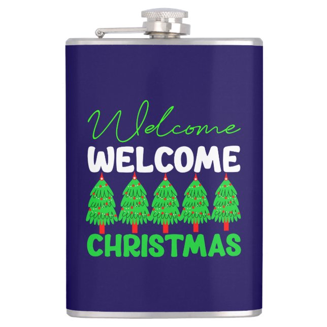 Cantil Bem-vinda Árvore de Natal Design de Feriado-85600 (Frente)