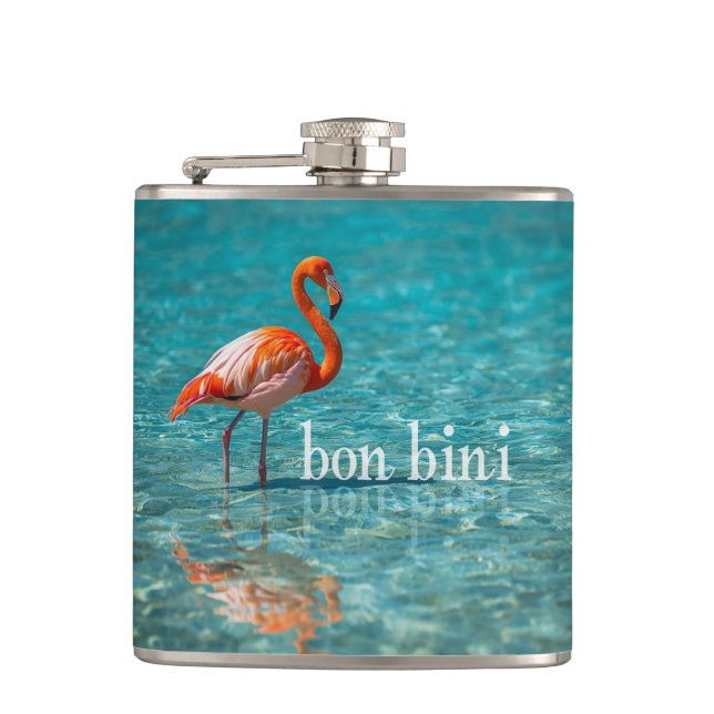 Cantil bem-vindos flamingos (Frente)