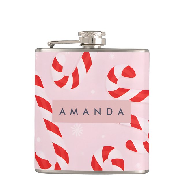 Cantil Bengalas de Natal Personalizadas (Frente)