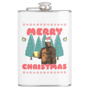 Cantil Bigfoot Engraçado - Feliz Natal