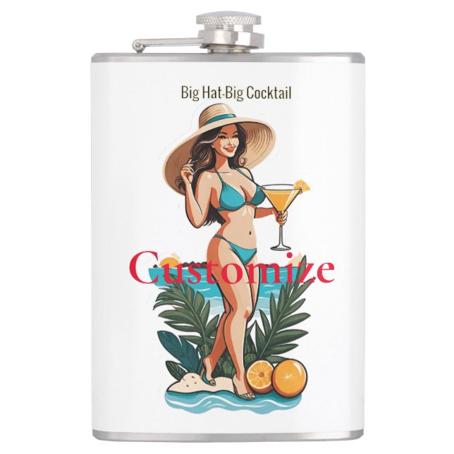 Cantil Bikini Babe Big Hat - Grande Coquetel Thunder_Cove (Frente)