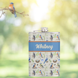 Cantil Bird Pattern Kingfisher, Blue Jay, Woodpecker Name