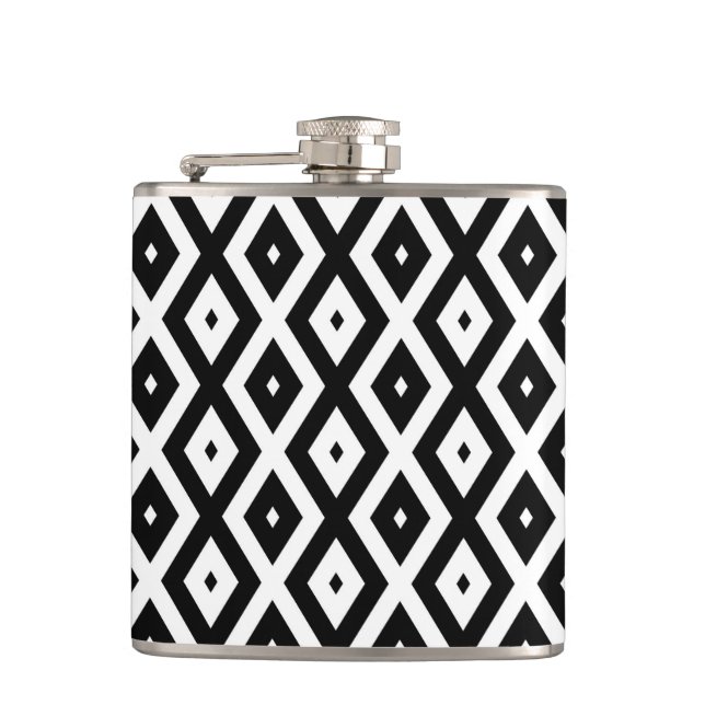 Cantil Black and white diamond pattern (Frente)