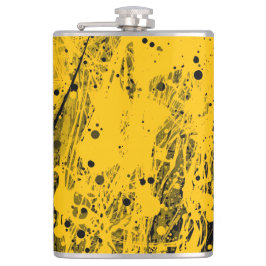 Cantil Black and Yellow Paint Splashes