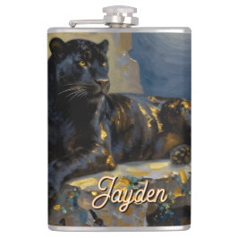 Cantil Black Panther under the Full Moon Personalized