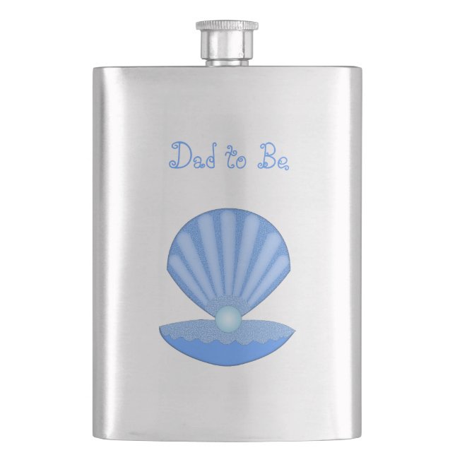 Cantil Blue Baby Boy Oyster shell e Pai de Pérola (Frente)