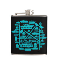 Boats & Hoes Flask