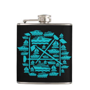 Cantil Boats & Hoes Flask