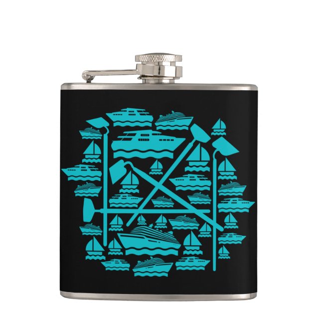 Cantil Boats & Hoes Flask (Frente)