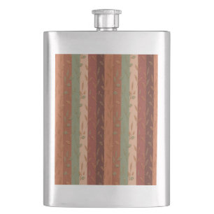 Cantil Boho Leaf Pattern Rustic Home Decor