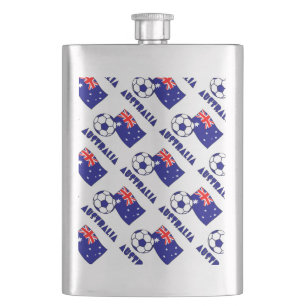 Cantil Bola de Futebol Australiana Azul e Bandeira