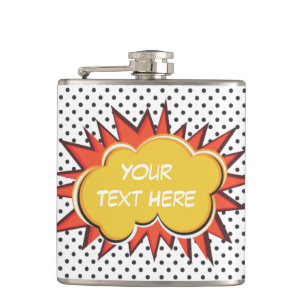 Cantil Bolha de Texto Personalizada de Explosão de Livro 