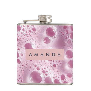 Cantil Bolha Rosa Pastel Sonhadora Personalizada