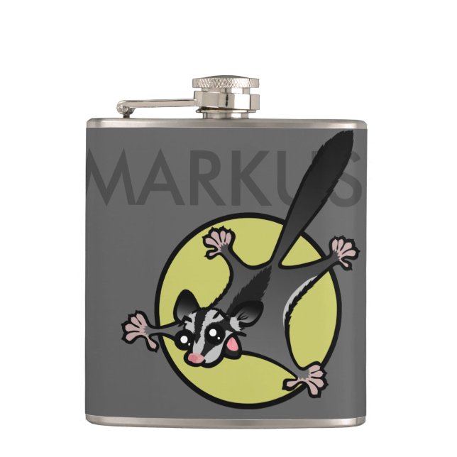 CANTIL BOLIDEIRO DE AÇÚCAR PERSONALIZADO VINYL FLASK (Frente)