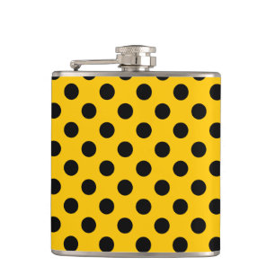 Cantil bolinhas pretas em amarelo