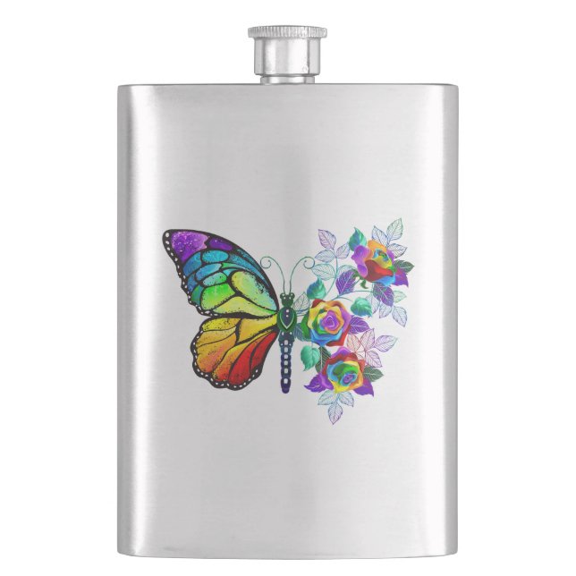 Cantil Borboleta-flor-arco-íris (Frente)