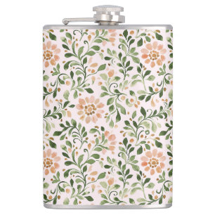 Cantil Borboleta Rosa Bege Verde Menta