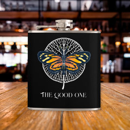 Cantil Borboleta Simples Preta e Branca