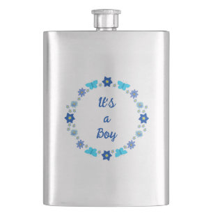 Cantil Borboletas e flores do menino azul personalizadas