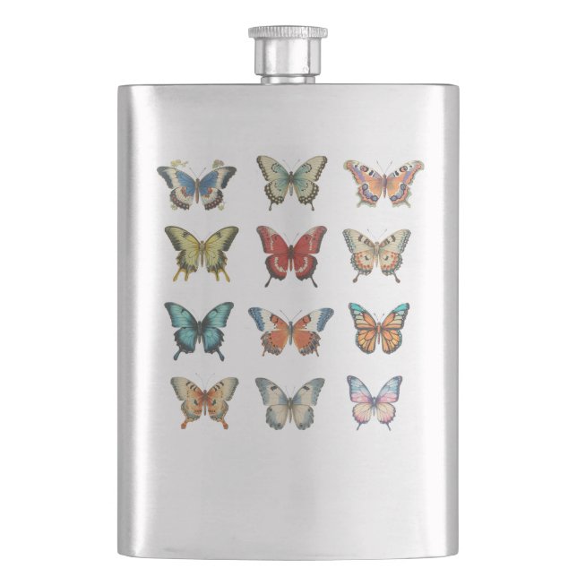 Cantil Borracha Clássica Borboleta | Presente para Ela (Frente)