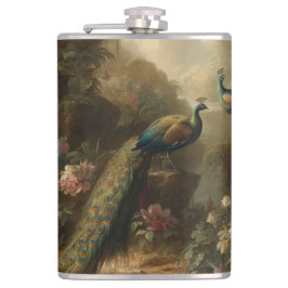 Cantil Botânica: três pavões no jardim inglês