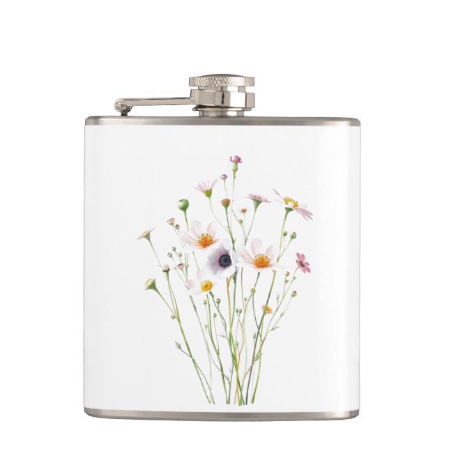 Cantil Bouquet de aquarela de flores silvestres (Frente)