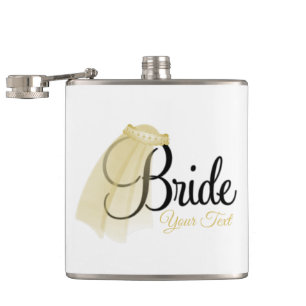 Cantil Bride Flask, 6 oz. Frasco de anca