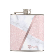 Brilho cor-de-rosa feminino elegante do ouro &