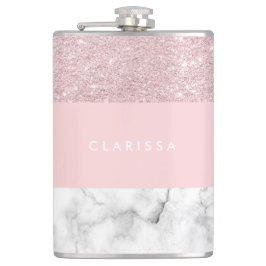 Cantil Brilho cor-de-rosa feminino elegante do ouro &