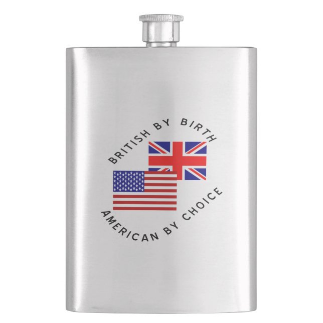 Cantil Britânico por Birth American por Choice Black Text (Frente)