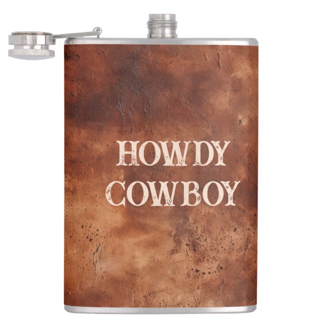 Cantil Brown Ocidental Howdy Cowboy Brown (Aberto)
