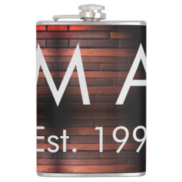 Cantil Brown rustic brick stone add name letter year date