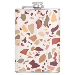 Cantil Brown terrazzo: vintage, trendy padrão.